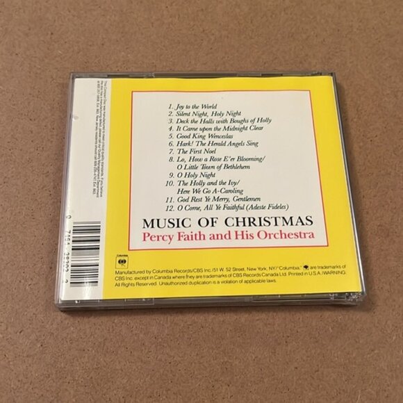 Percy Faith and His Orchestra Music of Christmas - Picture 1 of 3